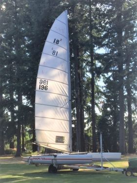 Boats For Sale in Seattle, Washington by owner | 1980 NACRA 18 Square Meter Catamaran